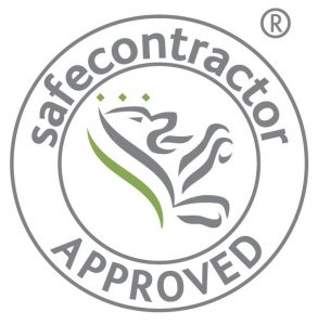 The logo for Safecontractor approved companies