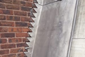 Lead Work detail on a mansard roof